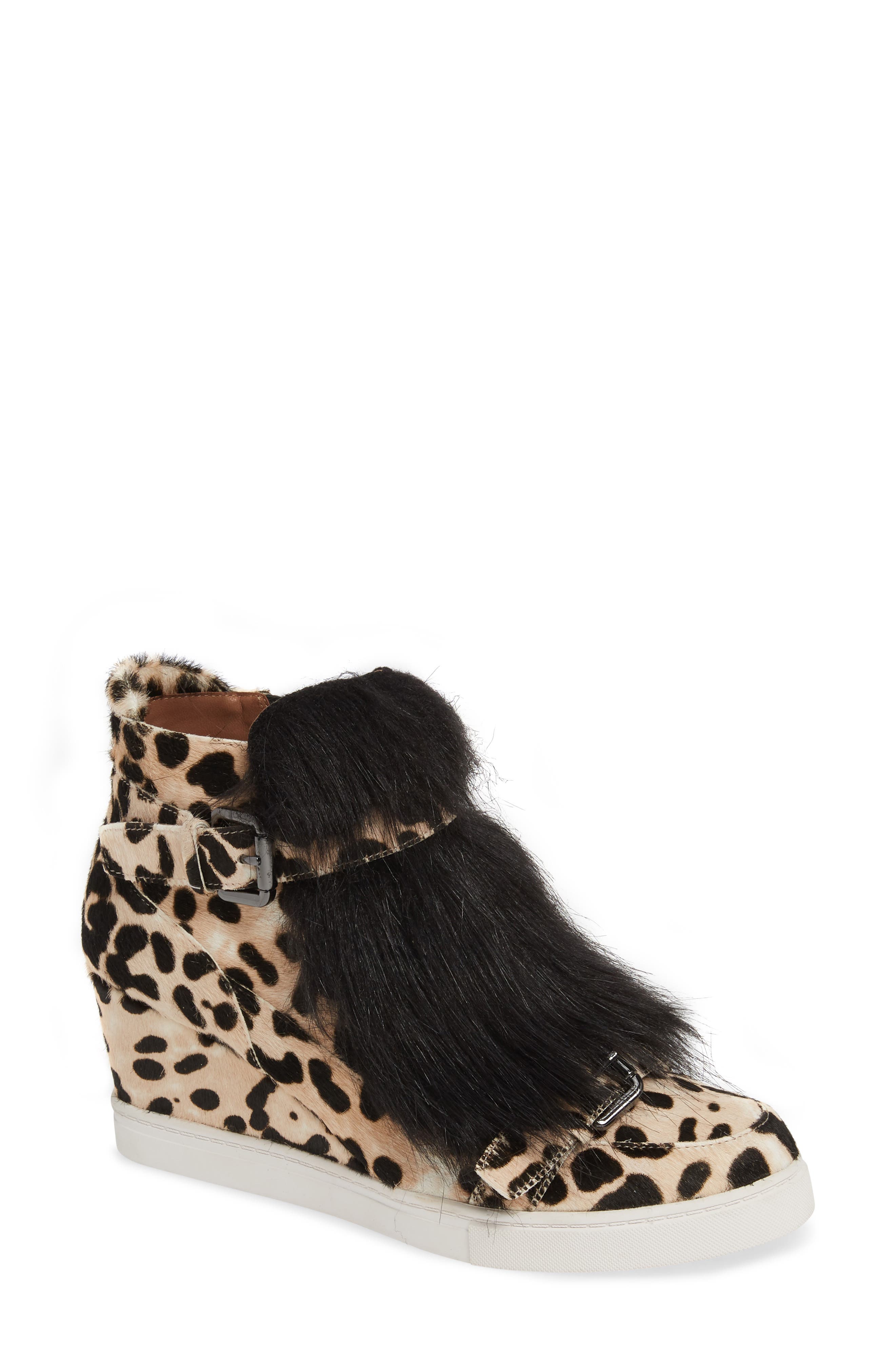 Linea Paolo Fifi 2 Wedge Sneaker, White
