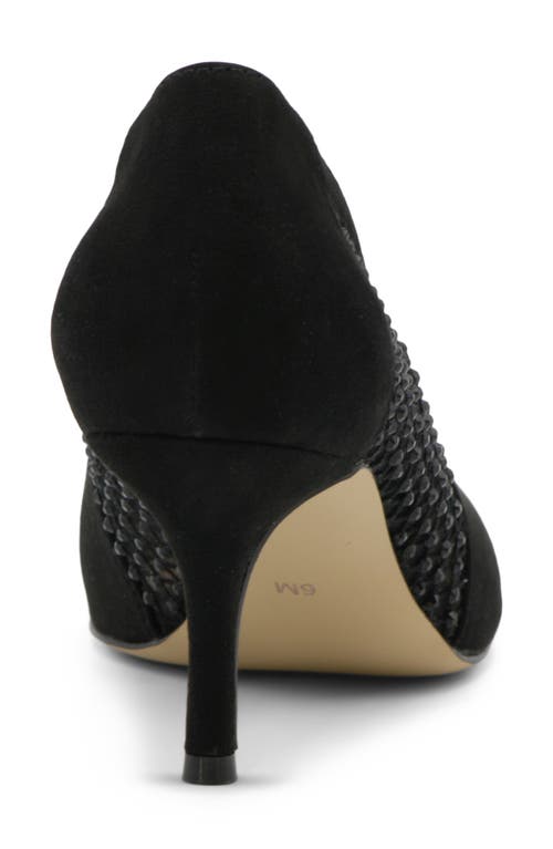 Charles By Charles David Alanna Embellished Pointed Toe Pump In Black