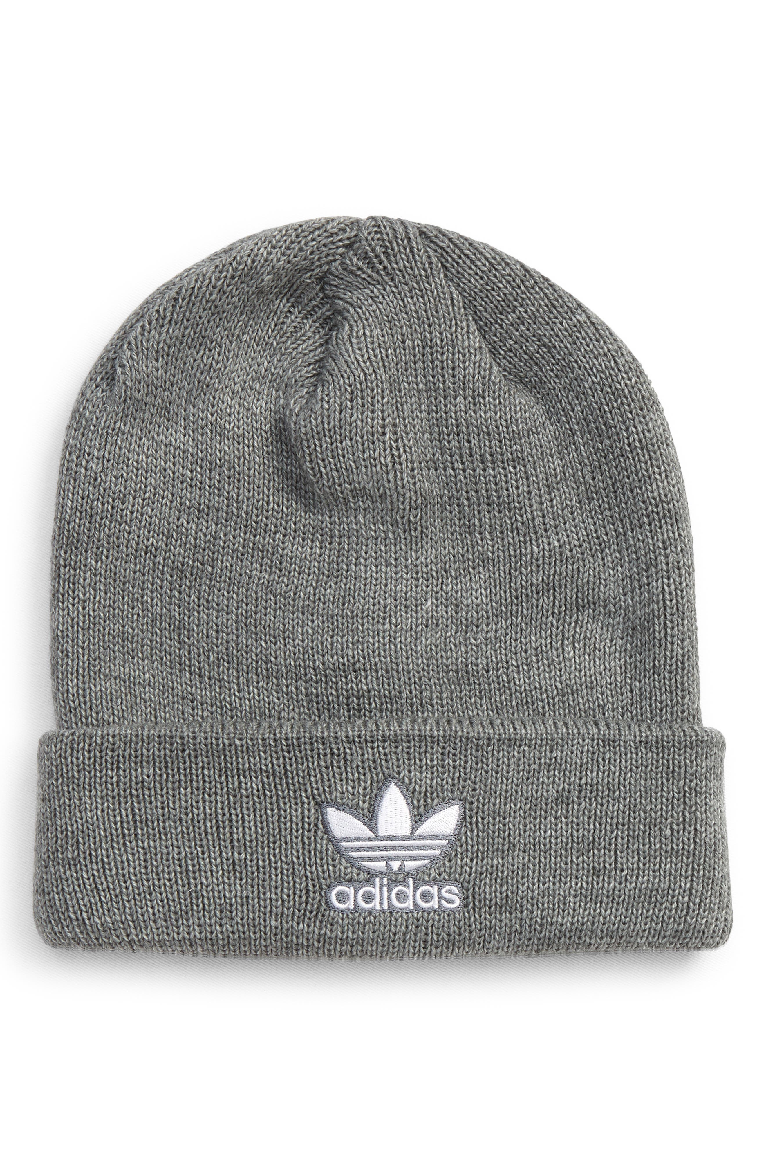 adidas originals trefoil beanie white