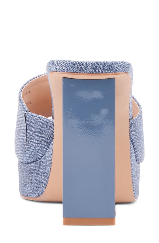 Fashion To Figure Teresa Heel Sandal In Indigo