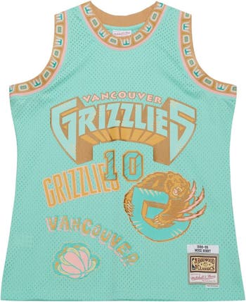 Mike Bibby Signed Vancouver Grizzlies Mitchell & Ness NBA Style