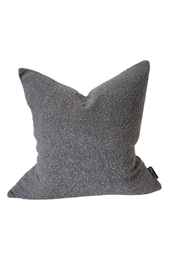 Modish Decor Pillows Bouclé Accent Pillow Cover In Grey Tones
