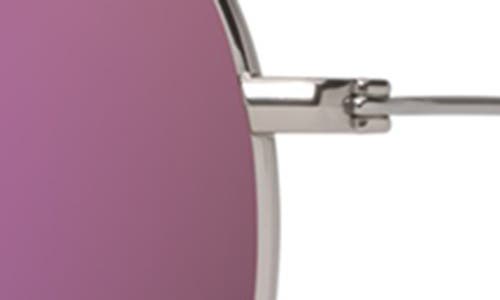 Maui Jim Mavericks 61mm Mirrored Polarizedplus2® Aviator Sunglasses In Rose Gold/maui Sunrise