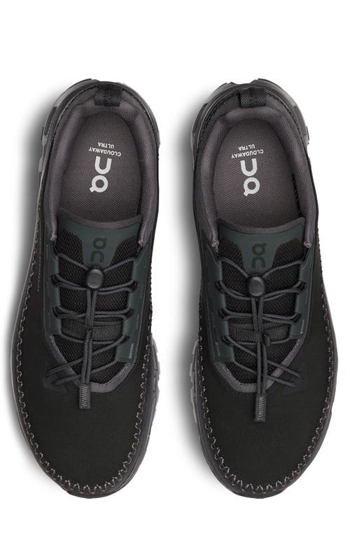 On Cloudaway 2 Rubber-trimmed Coated Recycled-shell And Mesh Sneakers In Black/eclipse