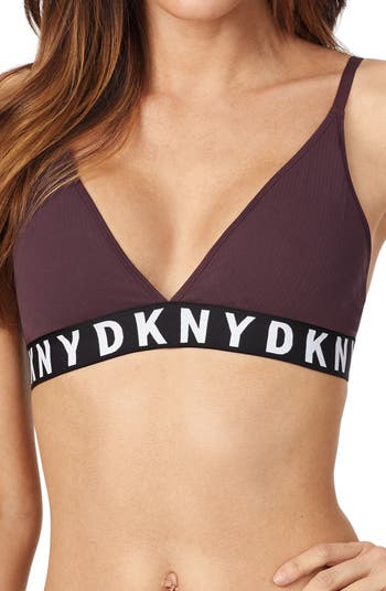 DKNY Women's Seamless Litewear Rib Black/Black Stripe Size Medium b4OU for  sale online