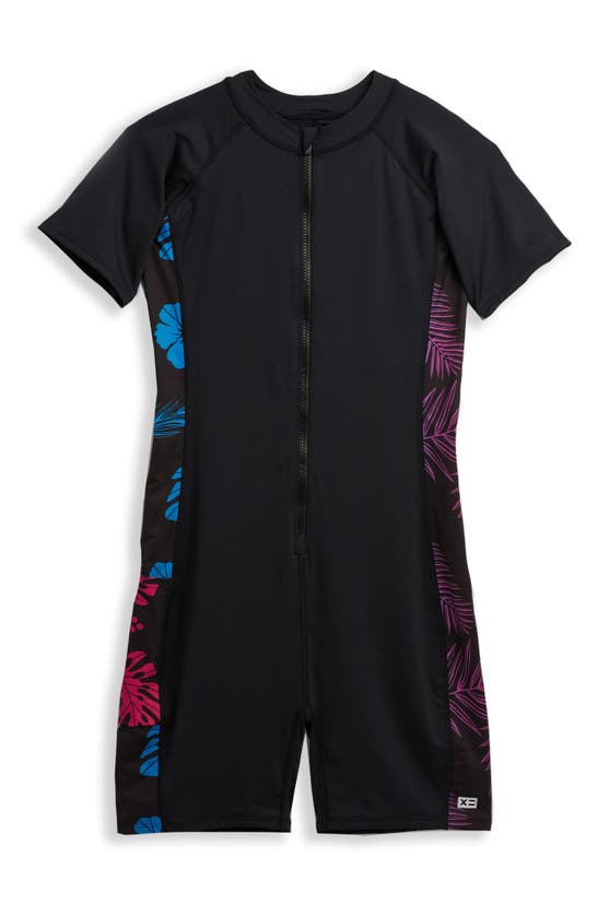 Tomboyx 6-inch One-piece Rashguard Swimsuit In Tropadelic