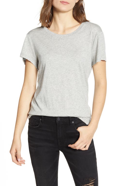 Splendid Abbie Crewneck T-Shirt Heather Grey at Nordstrom,