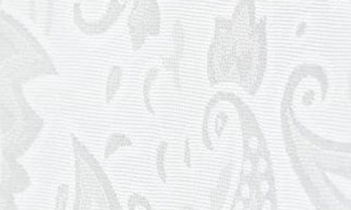 Shop Trafalgar Banbury Paisley Silk X-long Tie In White