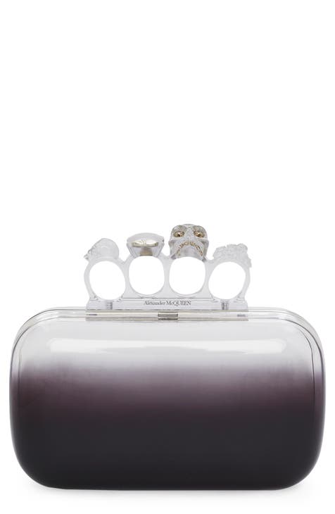 Alexander McQueen signature four-ring clutch bag - Joseph