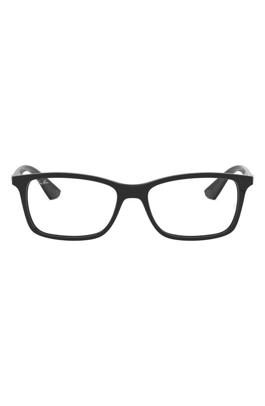 Shop Ray Ban Ray-ban 54mm Optical Glasses In Top Black