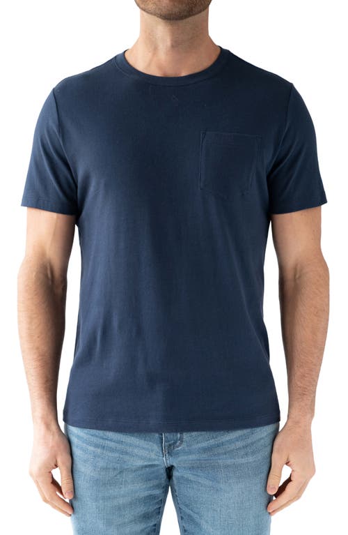 Men's Signature Pocket T-Shirt in Navy Blue