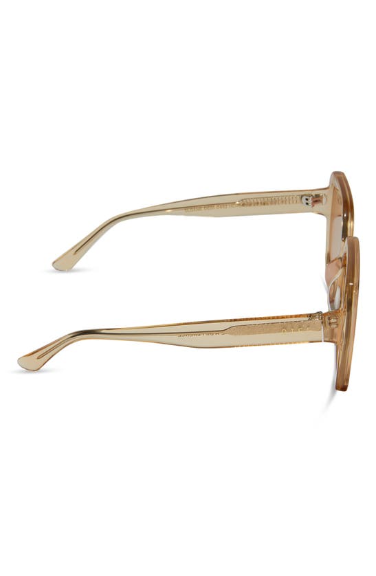 Diff Sloane 54mm Square Sunglasses In Honey Crystal Flash