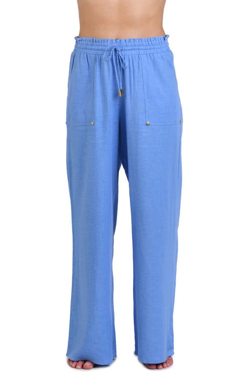 Beach Cover-Up Pants in Chambray