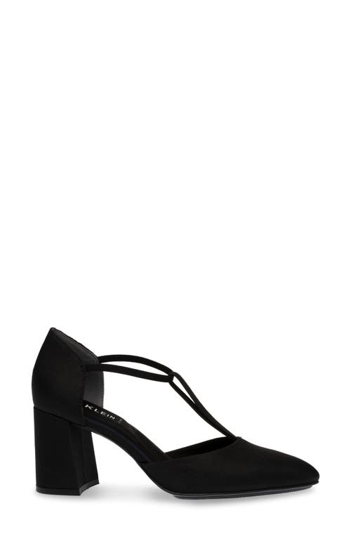 Shop Anne Klein Barclay Pointed Toe Pump In Black Fabric