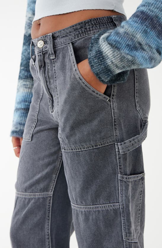 Shop Bdg Urban Outfitters Utility Jeans In Washed Black