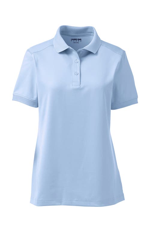 Lands' End School Uniform Young  Short Sleeve Rapid Dry Polo Shirt In Blue