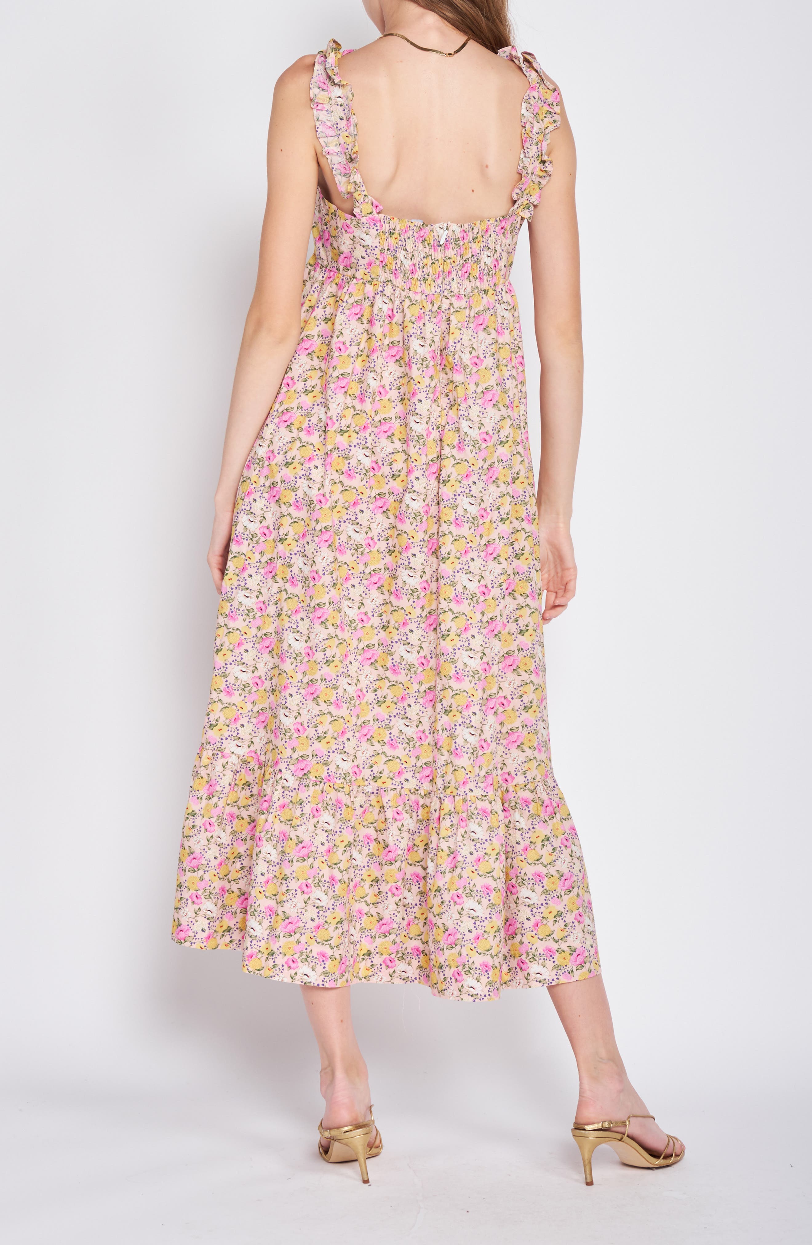 floral cotton sundress