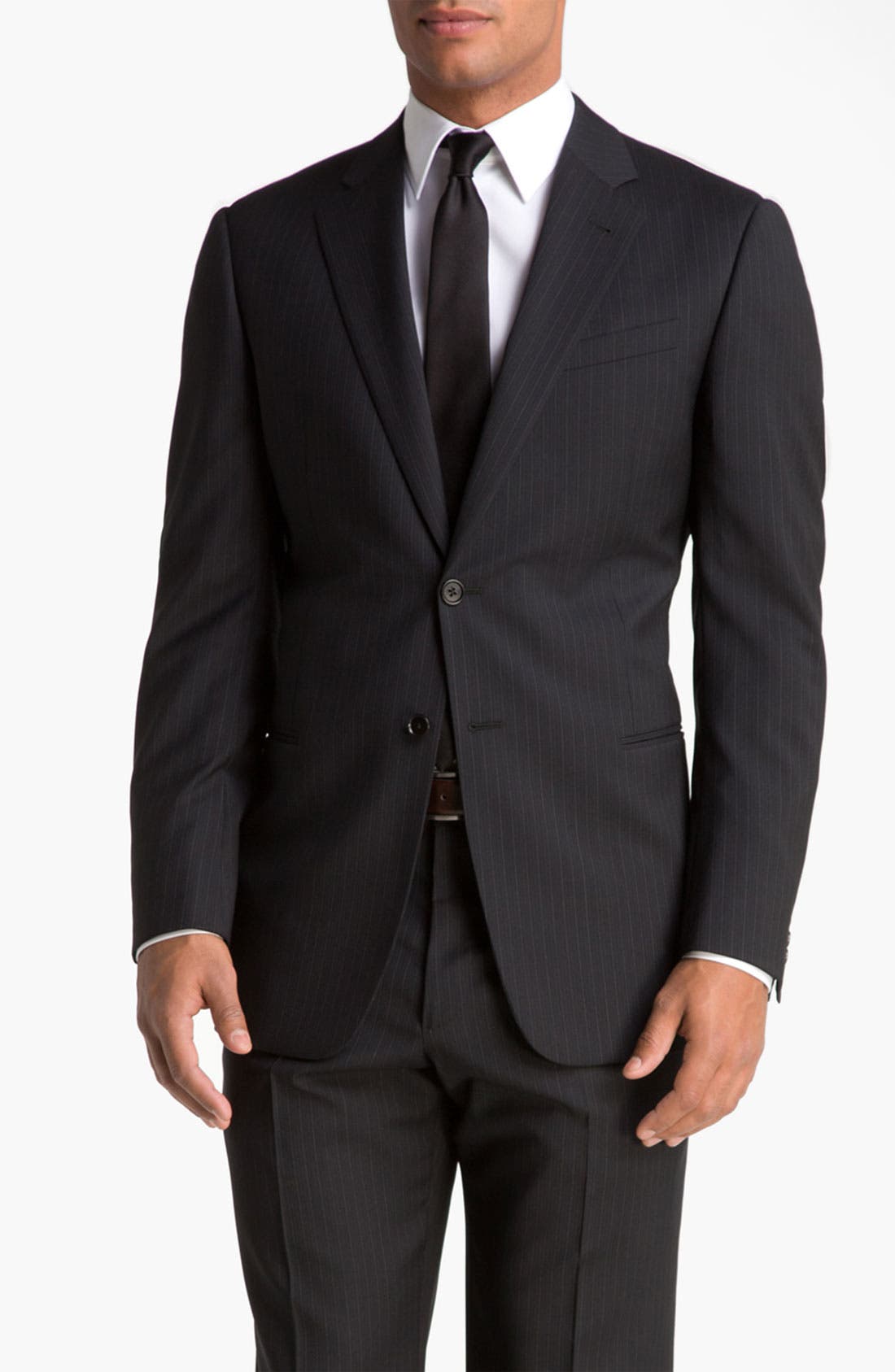 giorgio armani pinstripe suit