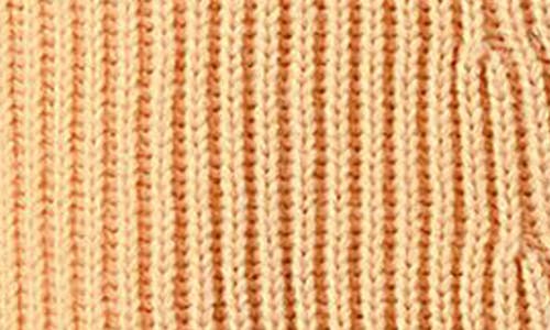 Marcus Adler Ribbed Turtleneck Poncho In Camel