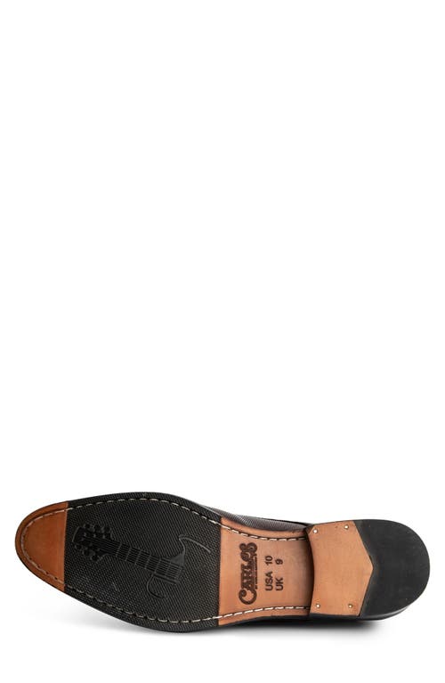 Carlos Santana Power Print Derby In Brown