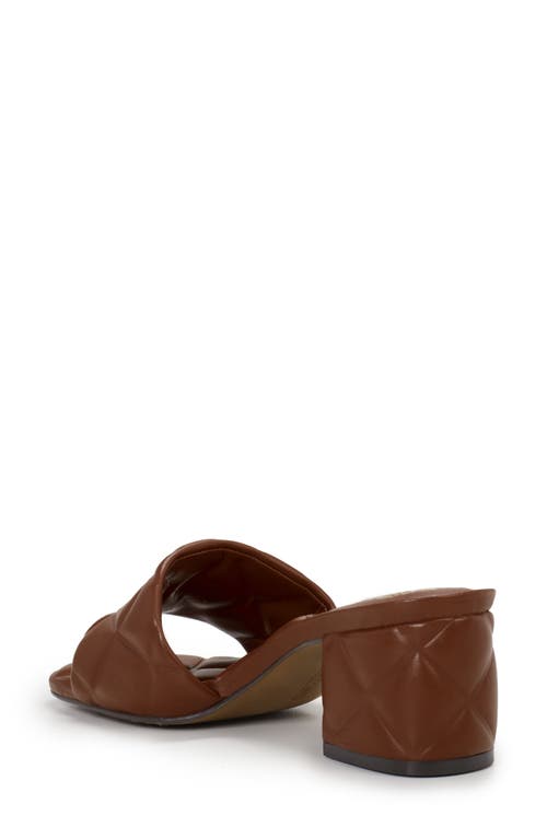 Shop Vince Camuto Braylen Quilted Sandal In Whiskey