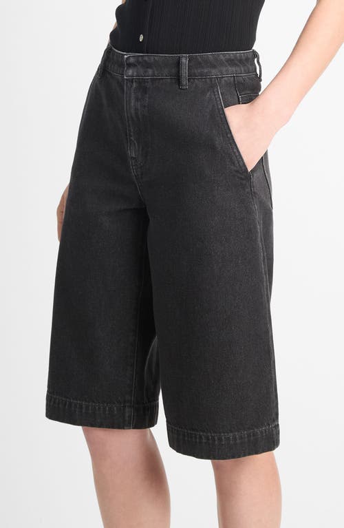 VINCE VINCE LONGLINE DENIM SHORTS 