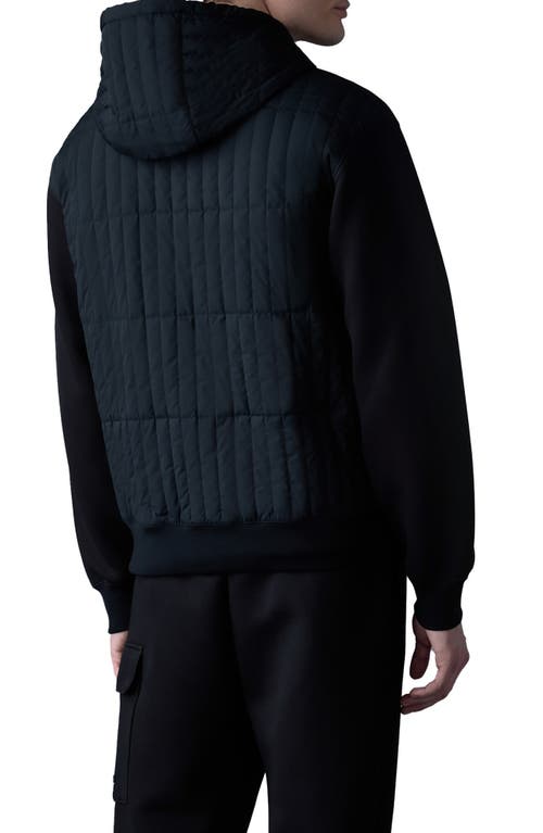 Mackage Men's Cruz Light Down Jersey Hoodie In Black