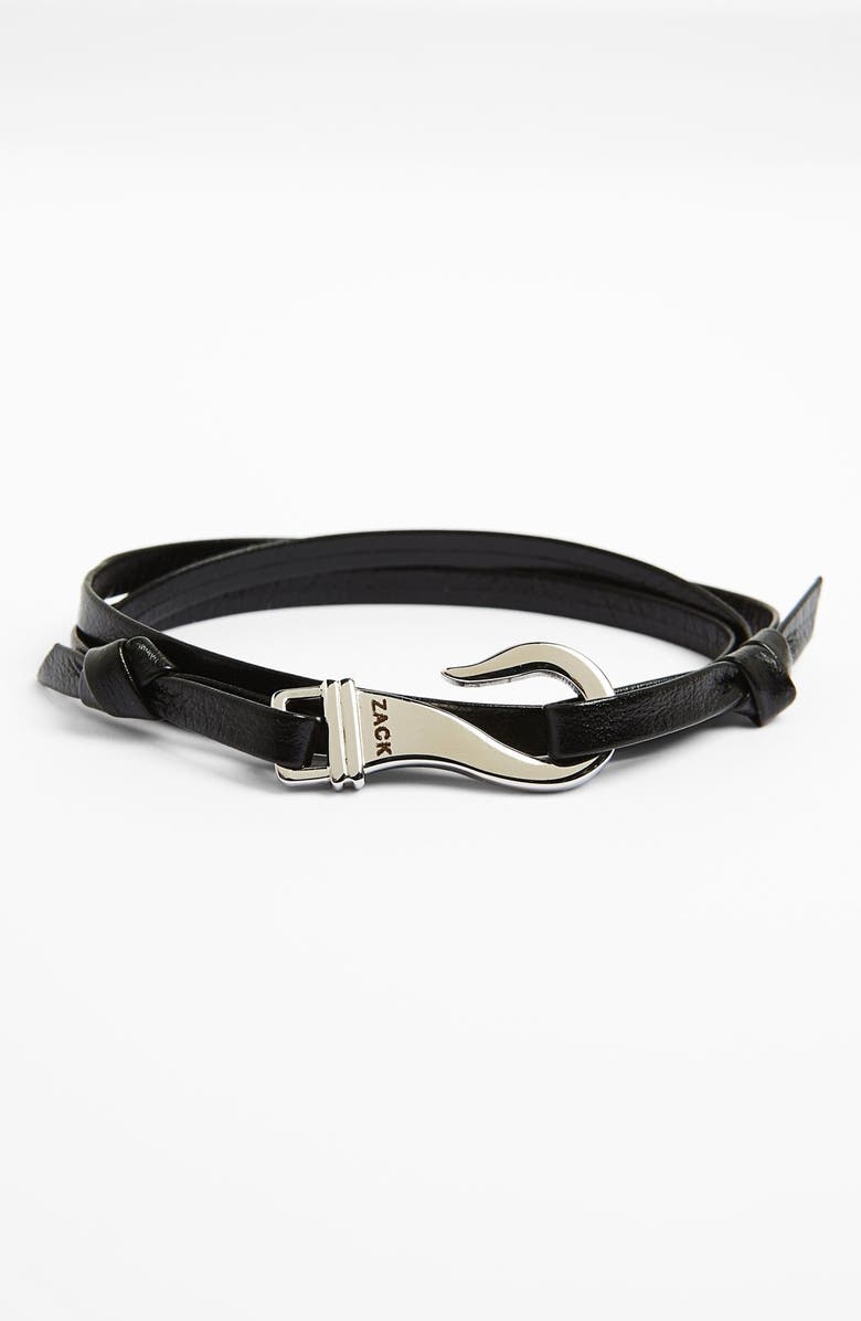 ZACK 'Fine' Leather Wrap Bracelet | Nordstrom