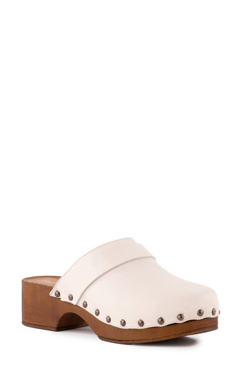 Loud & Clear Clog in Ivory