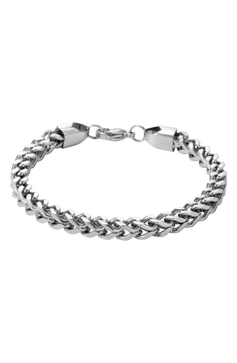 Men's Stainless Steel Franco Chain Bracelet