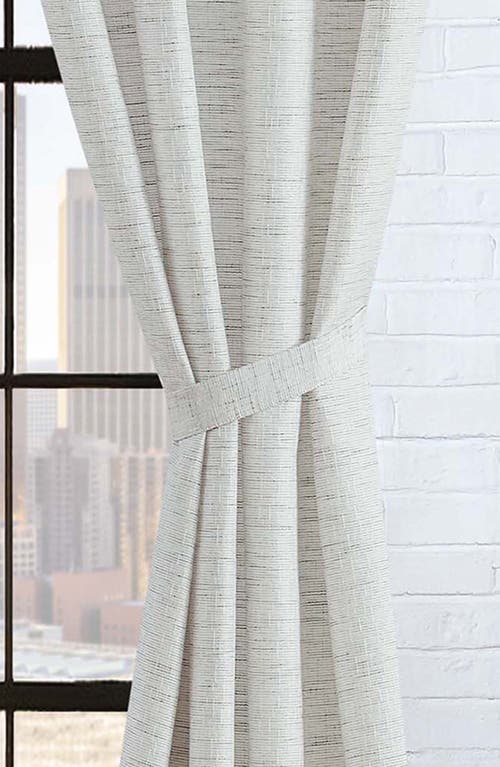 Lucky Brand Sierra Textured Set Of 2 Curtain Panels In Taupe