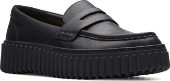 Clarks on sale platform loafers