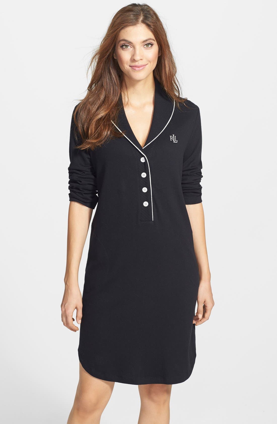 Lauren Ralph Lauren Cotton Jersey Nightshirt Nordstrom