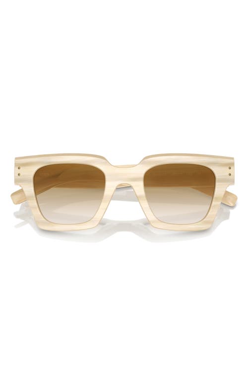 Dolce & Gabbana 48mm Gradient Square Sunglasses in Light Brown at Nordstrom