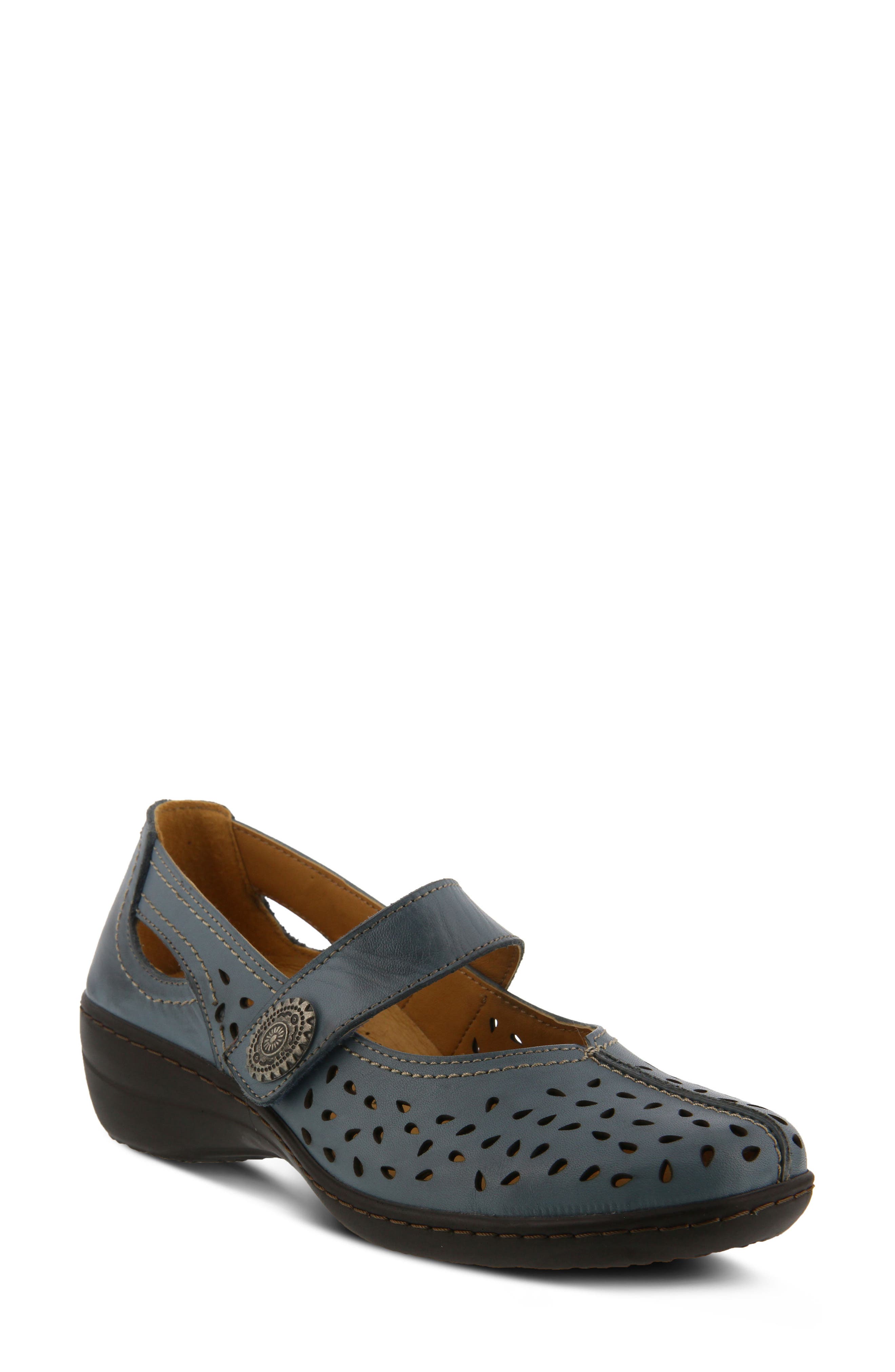 Spring Step Lorona Mary Jane Pump - Blue