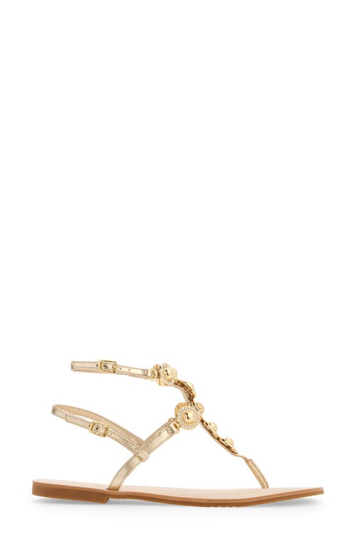 Shop Lilly Pulitzer ® Palermo T-strap Sandal In Gold Metallic