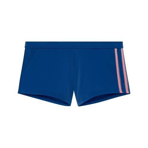 Hom Nautical Cup Swim Shorts In Navy