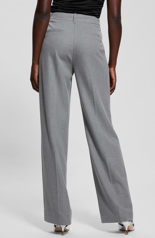 Shop Guess Doris Perfect Pants In Cloudy Grey Heather