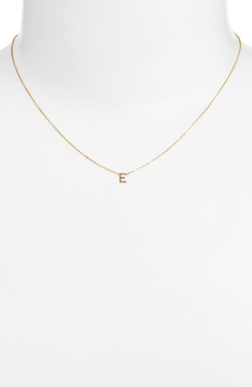 Set & Stones Cheyenne Initial Pendant Necklace In Gold/e