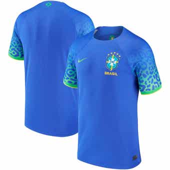 Nike Men's Nike Vinicius Junior Yellow Brazil National Team 2022/23 Replica  Home Jersey