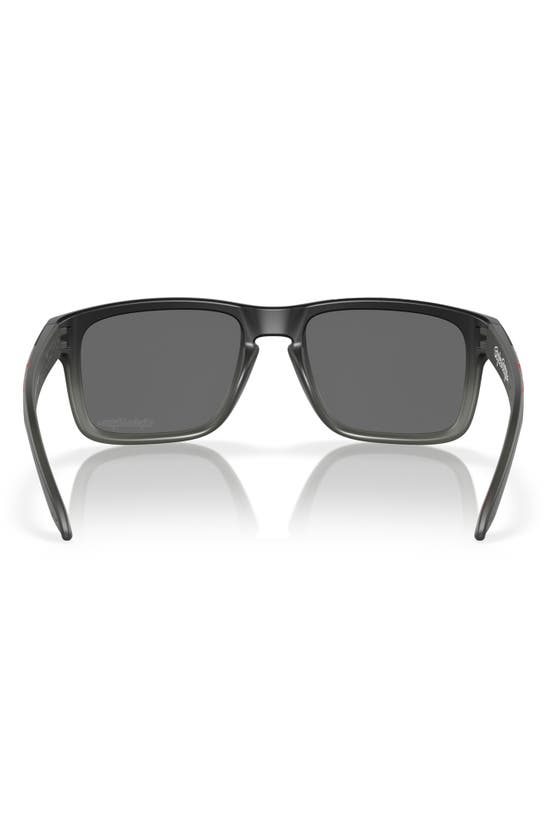 Oakley Holbrook Xl Introspect Square-frame Sunglasses In Shiny Black