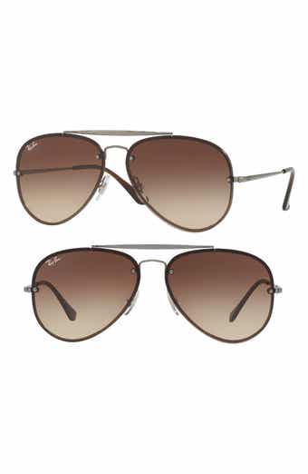 61mm gradient deals lens aviator sunglasses