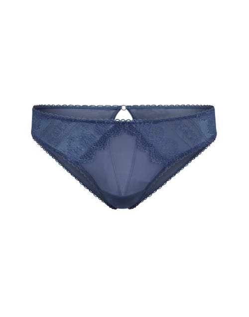 Shop Adore Me Kinley Bikini Panties In Dark Blue