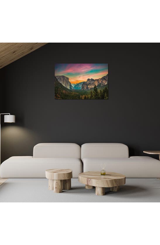 Icanvas California Yosemite Valley Tunnel View Sunset By Alex G Perez Canvas Wall Art In Multi