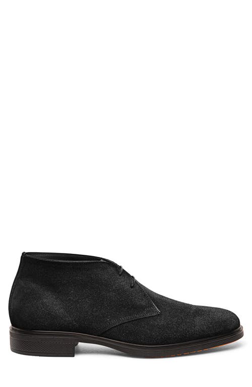 Shop Santoni Chukka Boot In Black