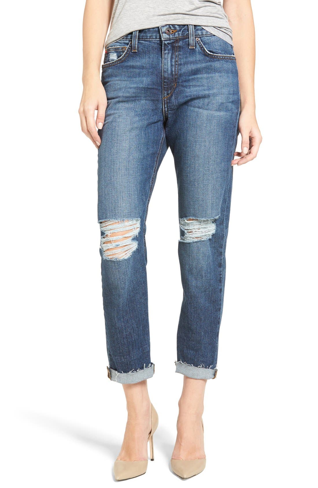Joes Jeans Debbie High Waist Ripped Boyfriend Jeans (Coppola) Nordstrom