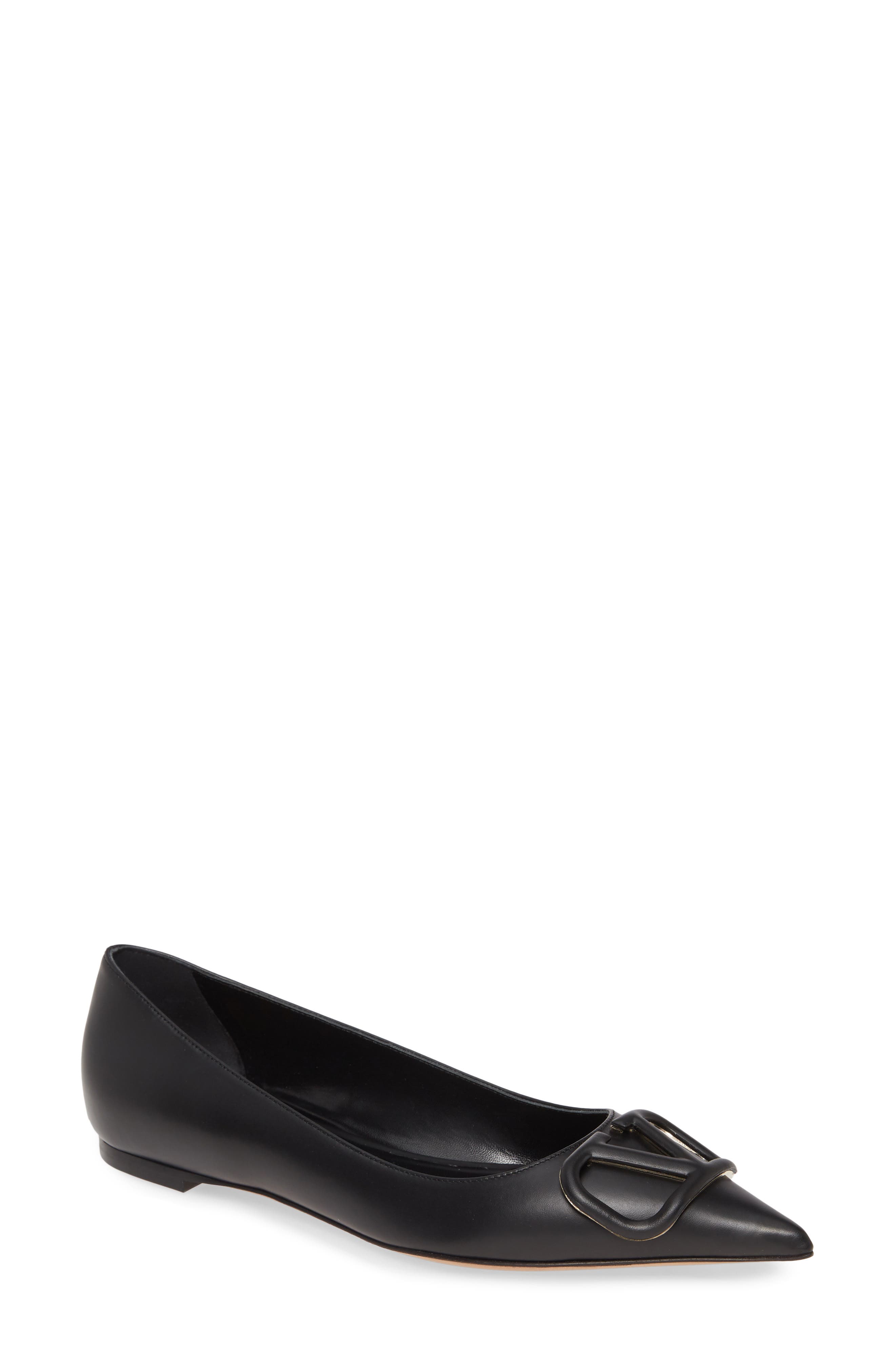 valentino flats vlogo