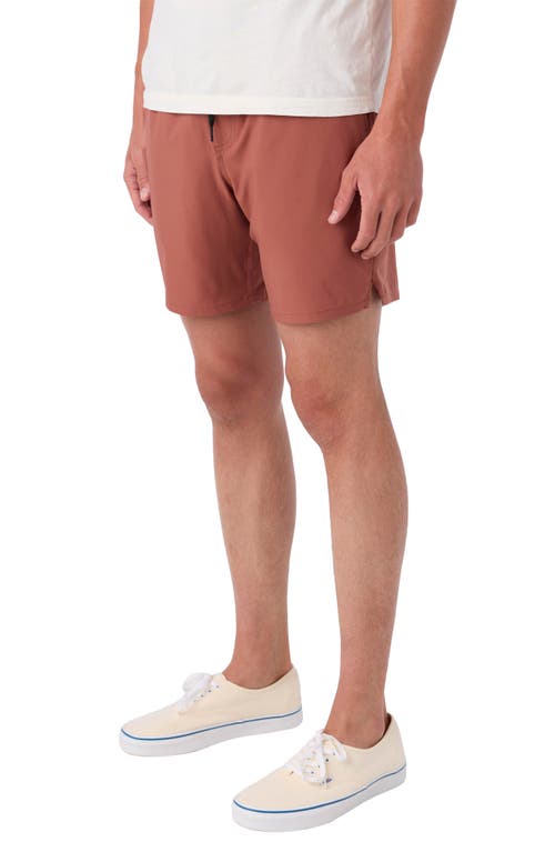 Shop O'neill Perform Light Lined Shorts In Mahogany