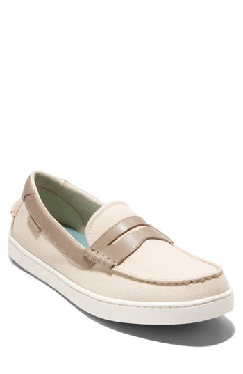 Shop Cole Haan Nantucket 2.0 Penny Loafer In Natural Canvas