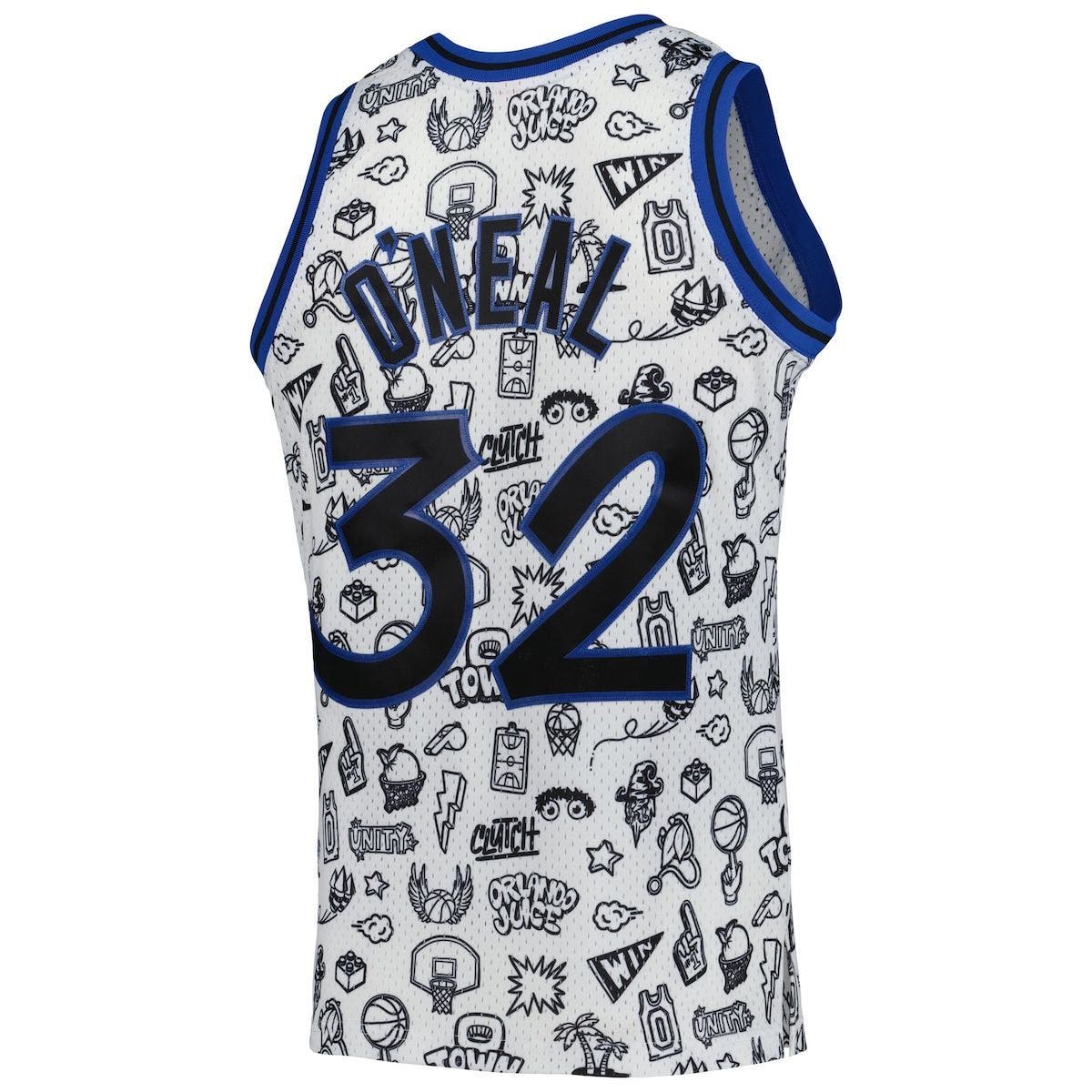 Big & Tall Men's Jason Williams Orlando Magic Mitchell and Ness Swingman  Royal Blue Throwback Jersey